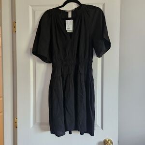 H&M Black Sheath V-Neck Cocktail Dress